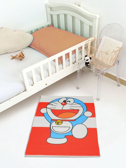 

Saral Home Red Doraemon Print Doormat