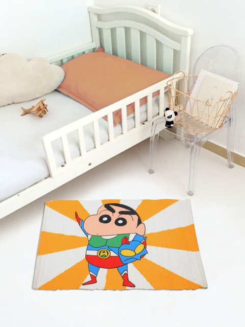 

Saral Home Yellow Shinchan Print Doormat