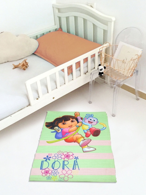 

Saral Home Green Dora Print Doormat