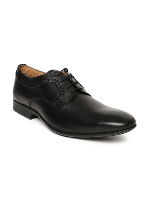 

Arrow Men Black Forks Leather Derbys