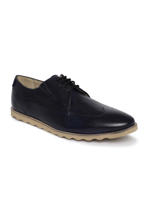 

Arrow Men Navy Blue Leather Derbys
