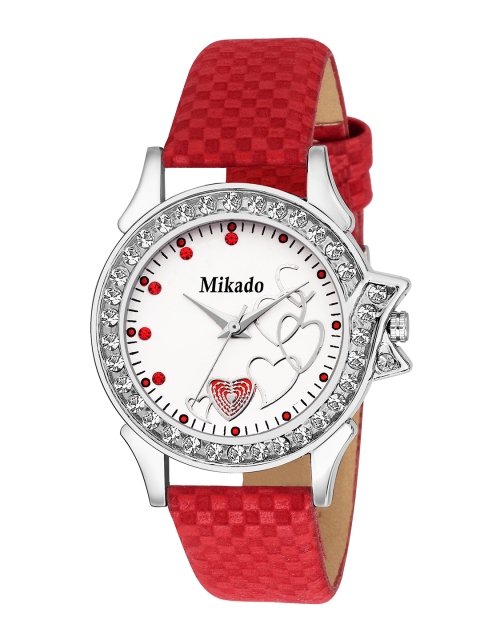 

Mikado Women White Analogue Watch
