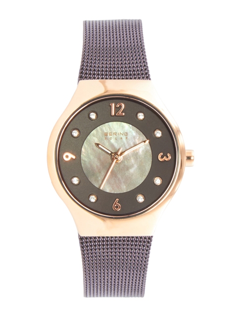 

BERING Women Brown Solar Sapphire Crystal Analogue Watch 14427-265