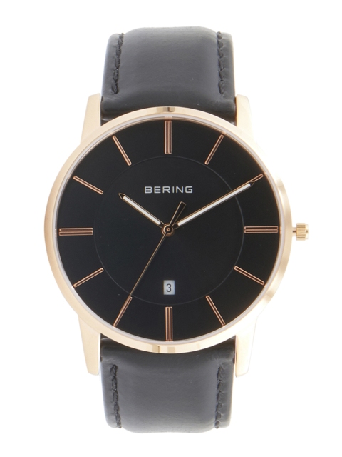 

BERING Men Black Classic Sapphire Crystal Analogue Watch 13139-466