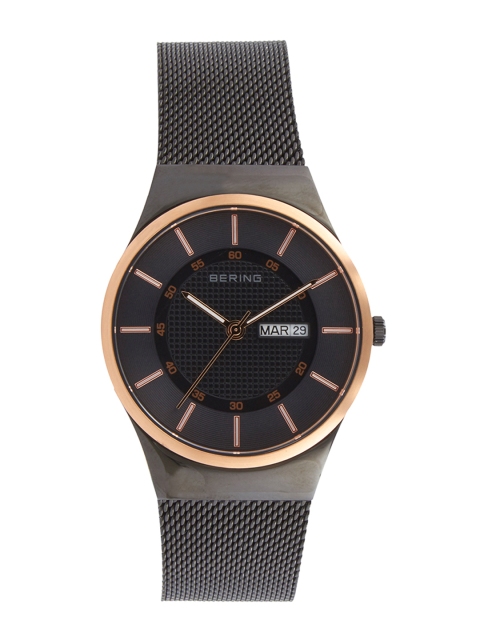 

BERING Men Black Classic Sapphire Crystal Analogue Watch 12939-166