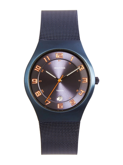 

BERING Men Blue Classic Sapphire Crystal Analogue Watch 11937-393