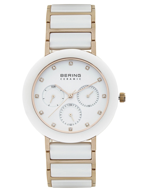 

BERING Women White Ceramic Sapphire Crystal Analogue Watch 11438-766