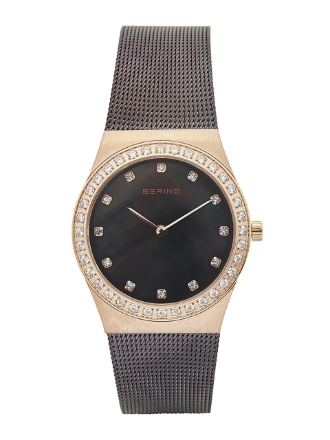 

BERING Women Classic Sapphire Crystal Analogue Watch 12430-262, Brown