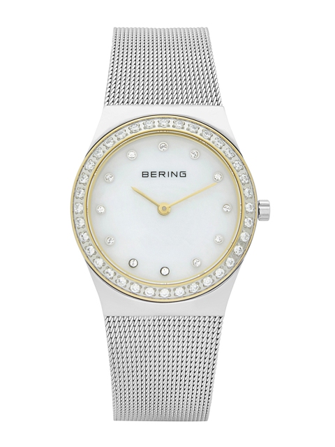 

BERING Women Classic Sapphire Crystal Analogue Watch 12430-010, White