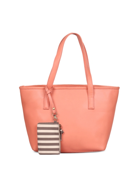 

Berrypeckers Peach-Coloured Solid Shoulder Bag