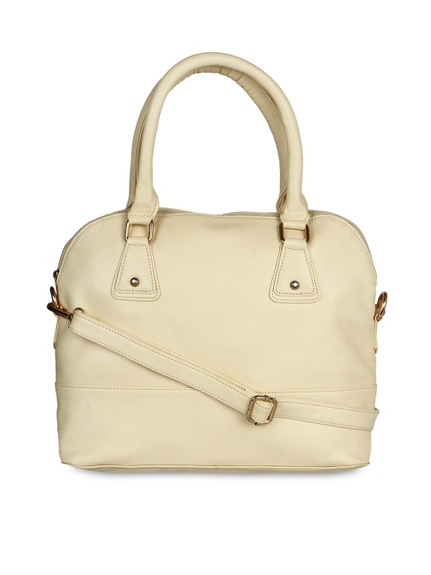 

Berrypeckers Off-White Solid Handheld Bag