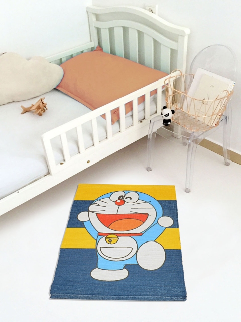 

Saral Home Kids Unisex Blue And Yellow Printed Mat