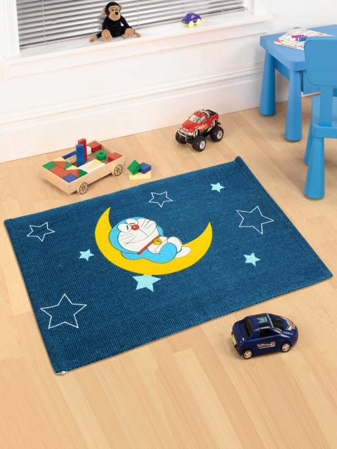 

Saral Home Kids Unisex Navy Blue Printed Mat