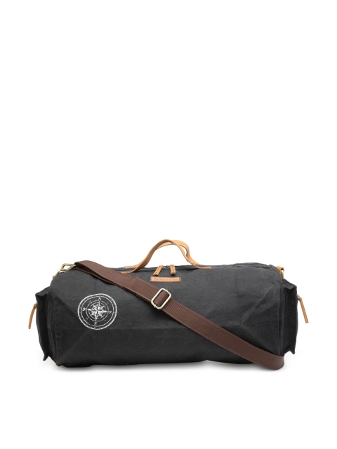 

The House Of Tara Black Solid Duffle Bag