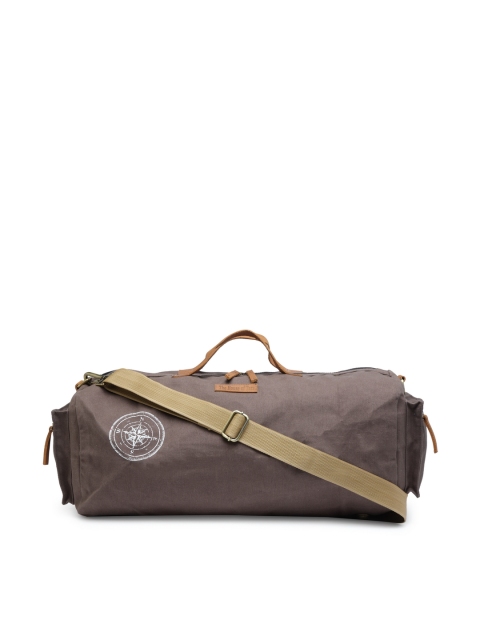 

The House Of Tara Taupe Solid Duffle Bag