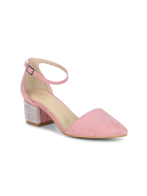 

Truffle Collection Women Pink Solid Heels