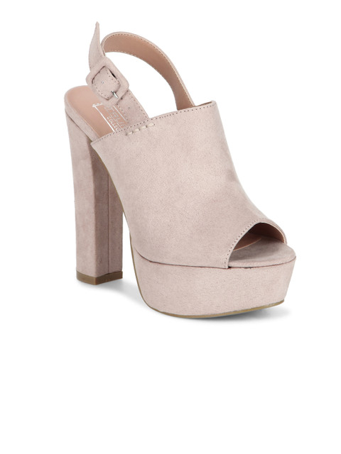 

Truffle Collection Women Beige Solid Platforms