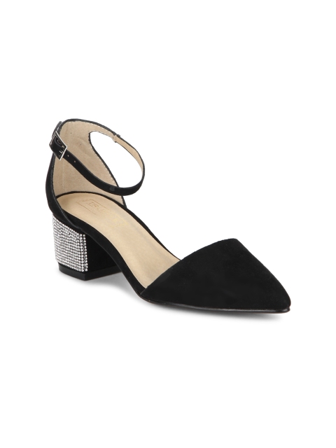 

Truffle Collection Women Black Solid Heels