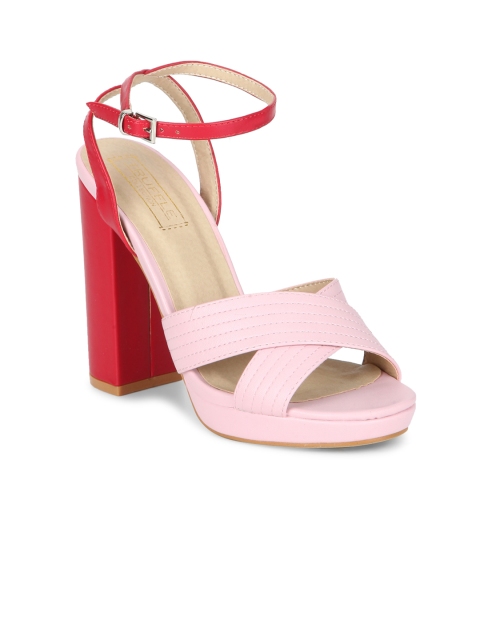 

Truffle Collection Women Pink Solid Heels