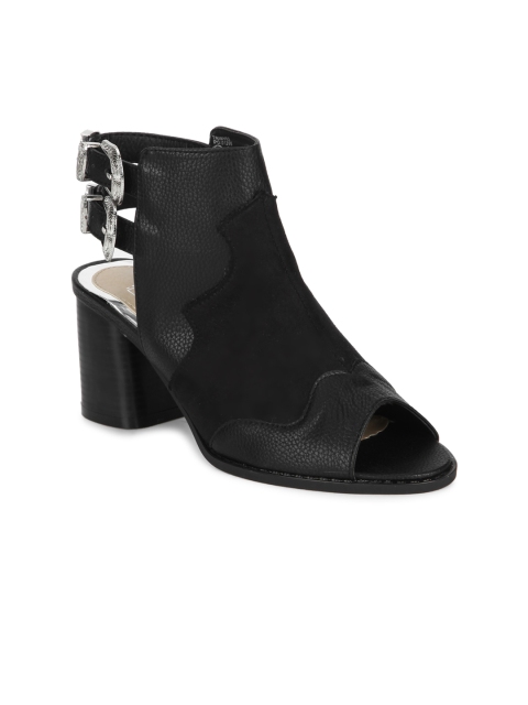 

Truffle Collection Women Black Solid Mules