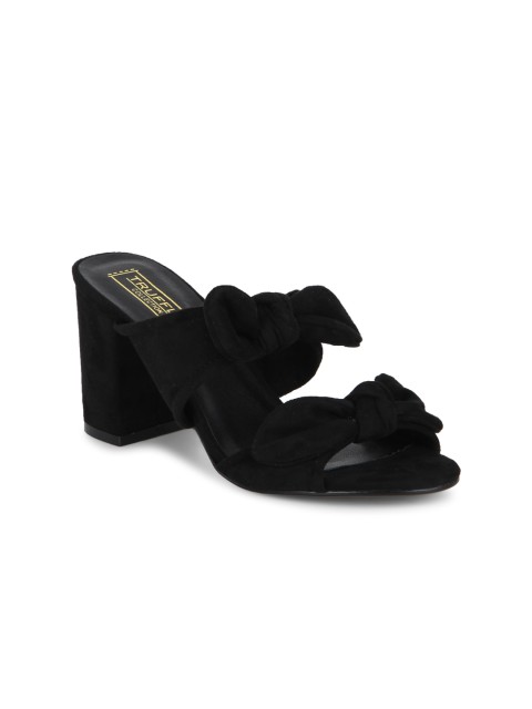 

Truffle Collection Women Black Solid Heels