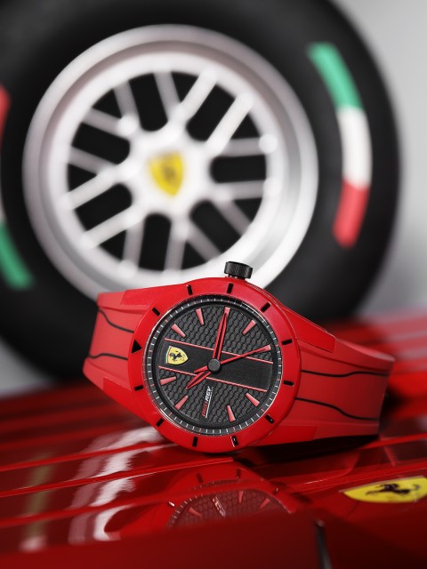 

SCUDERIA FERRARI Redrev Unisex Black Analogue Watch 0830494