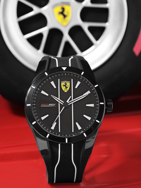 

SCUDERIA FERRARI Redrev Men Black Analogue Watch 0830495
