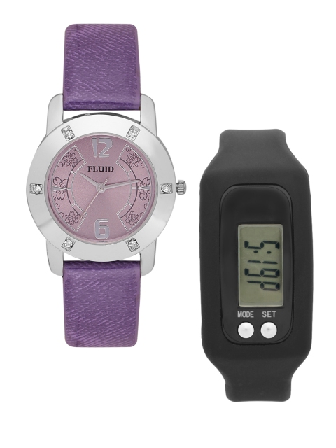 

FLUID Women Watch Gift Set, Lavender