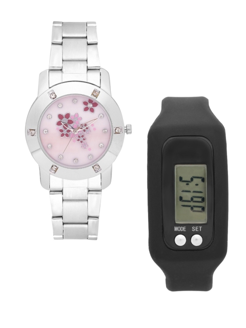 

FLUID Women Watch Gift Set, Pink