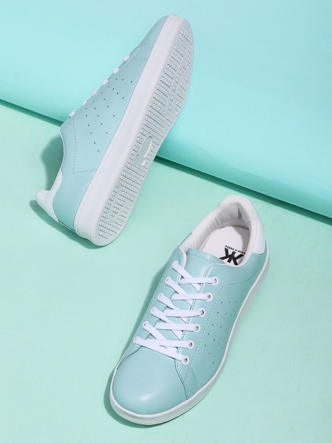 

Kook N Keech Women Blue Perforated Sneakers