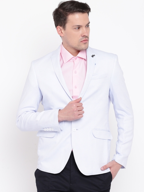 

Blackberrys Blue Slim Fit Single-Breasted Smart Casual Blazer