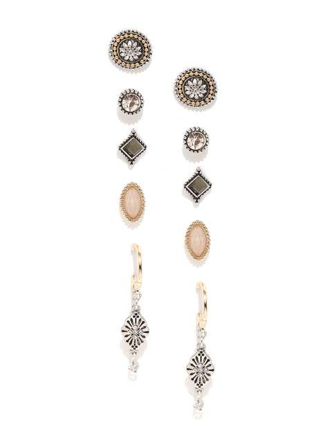 

Accessorize Set of 5 Earrings, Multi
