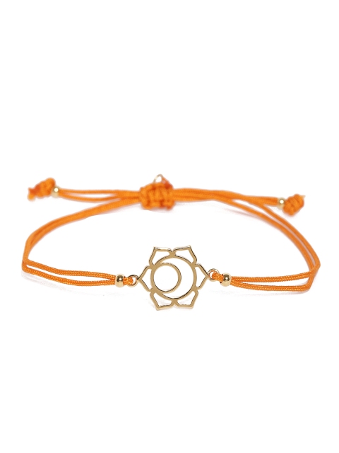 

Accessorize Orange Gold-Plated Contemporary Bracelet