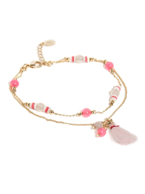 

Accessorize Pink Metal Multistrand Bracelet