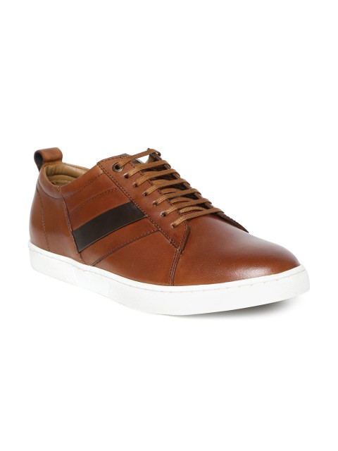 

Blackberrys Men Brown Genuine Leather Sneakers