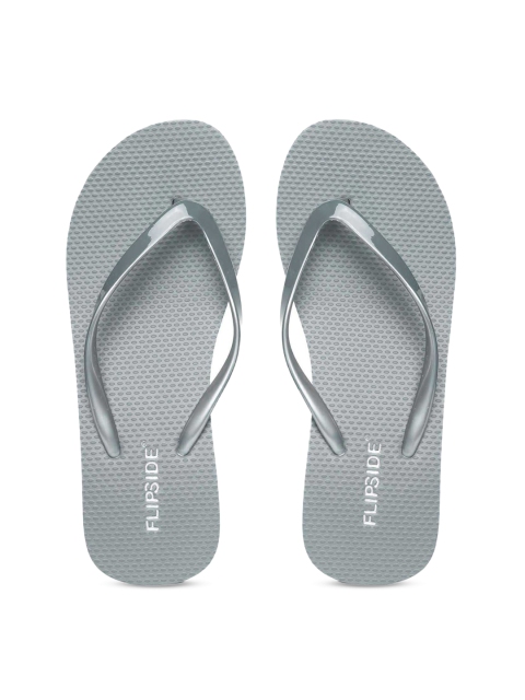 

Flipside Women Grey Solid Thong Flip-Flops