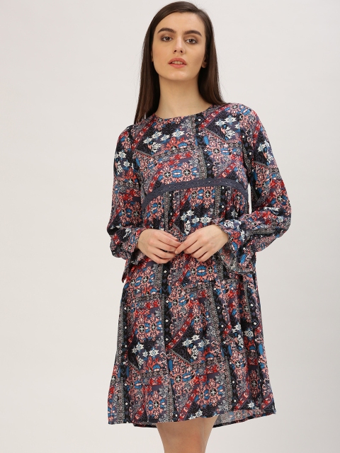

Jaipur Kurti Women Multicoloured Printed Empire Dress, Multi
