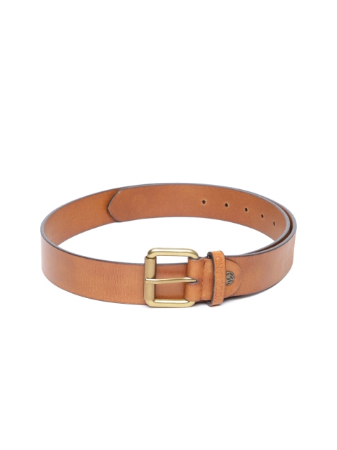 

Woodland ProPlanet Men Tan Brown Solid Leather Belt