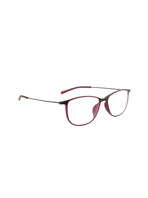 

Ted Smith Unisex Burgundy Solid Full Rim Wayfarer Frames