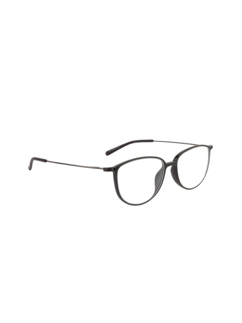 

Ted Smith Unisex Black Solid Full Rim Oval Frames