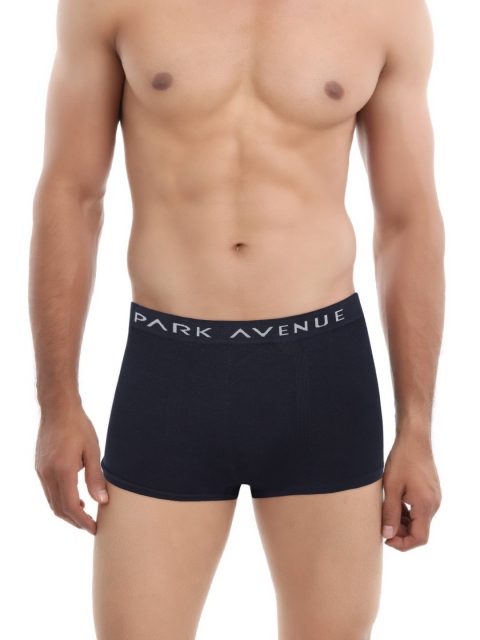 

Park Avenue Men Navy Blue Seamless Trunks PZTS00009-B687F100