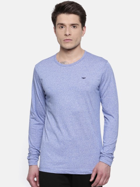

Park Avenue Men Blue Solid Round Neck Lounge T-shirt PZUC00272