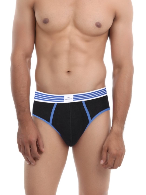 

Park Avenue Black & Blue Swank Briefs PZRR00040-B887F100