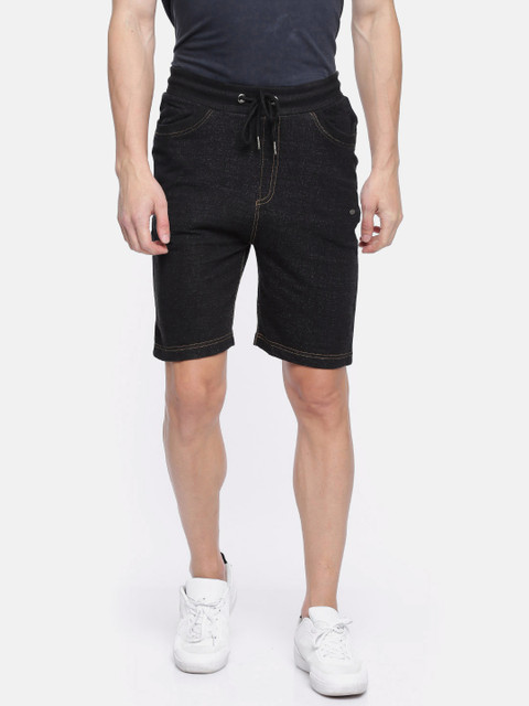 

Proline Active Men Black Hybrid Denim Sports Shorts