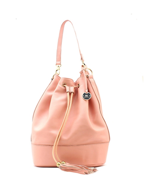 

Diana Korr Peach-Coloured Solid Shoulder Bag
