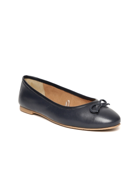 

United Colors of Benetton Women Navy Blue Solid Ballerinas