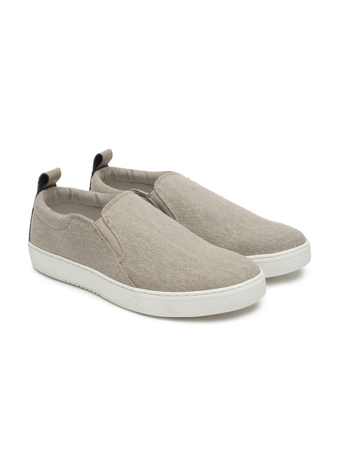 

GAS Men Khaki ROSS CVS Slip-On Sneakers