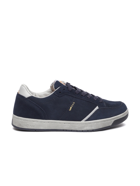 

GAS Men Navy Blue Suede RONNY Sneakers