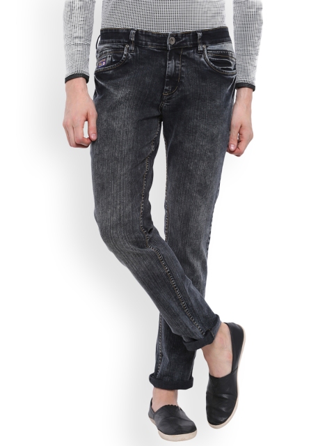 

High Star Men Grey Slim Fit Mid-Rise Clean Look Stretchable Jeans