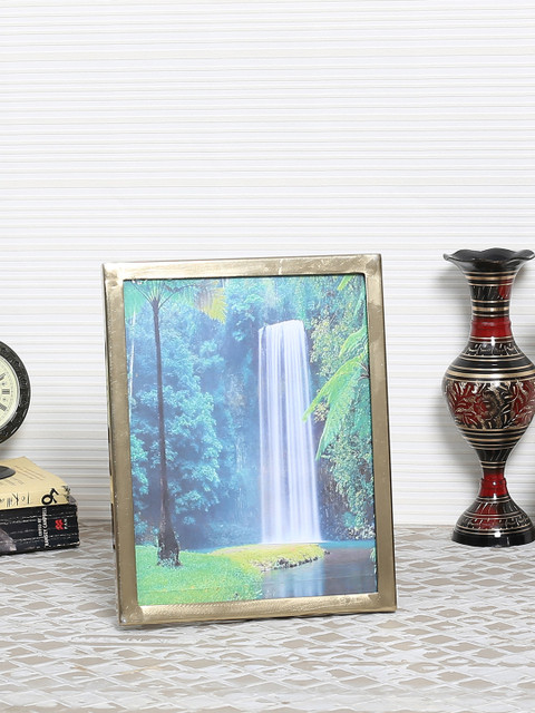 

HOME DECOR INDIA Gold Designer Photo Frame